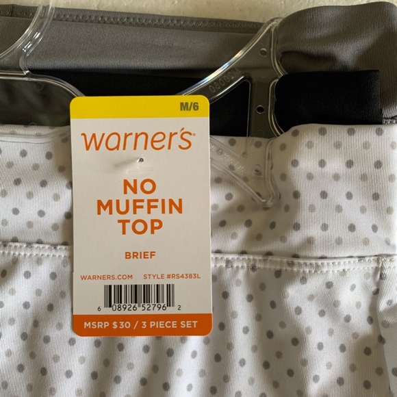 Warner's No Muffin Top BriefsPanties S/5 M/6 - Picture 8 of 10